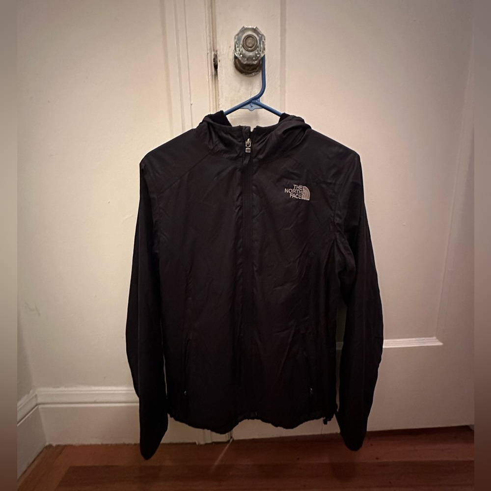 North Face fleece lined hooded jacket